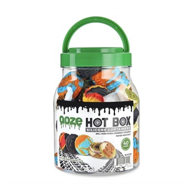 OOZE HOT BOX SILICONE CONTAINERS SJ148 8ML - 40CT/ JAR